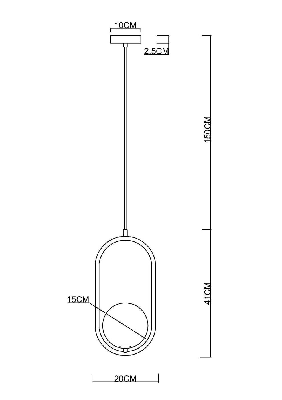 Светильник подвесной Arte Lamp Matisse A7745SP-1BK