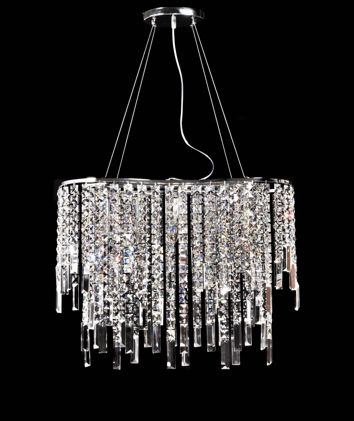 Подвесная хрустальная люстра Zucchero Lumina Deco LDP 2159-600 CHR