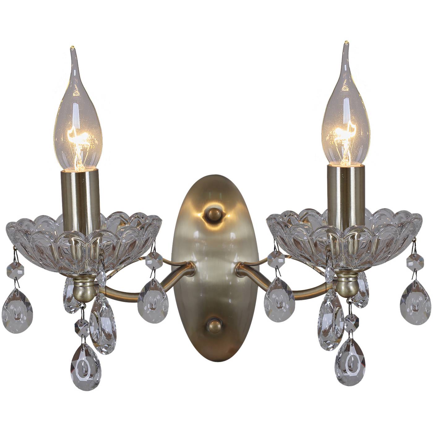 Бра настенное ILLUMICO IL0265-2WSQ-24 AB CASTOR