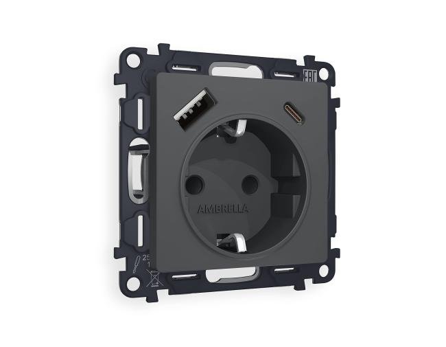 MA910010 Розетка Ambrella Volt ALFA MA910010