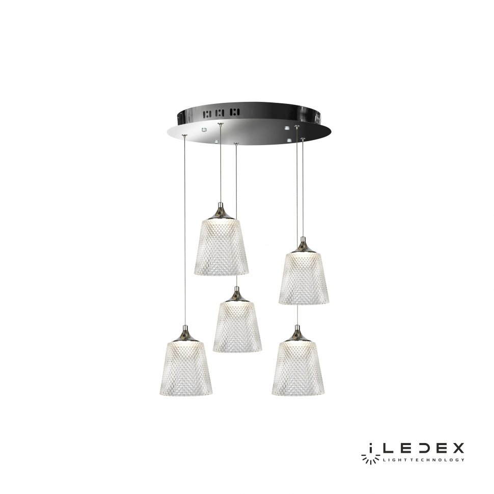 Светильник подвесной ILedex Flora WD8007-5 CR