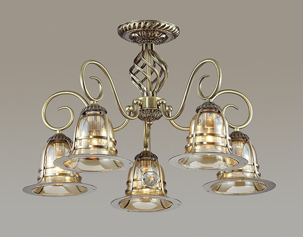 3243/5C Потолочная люстра Odeon Light Rebecca 3243/5C