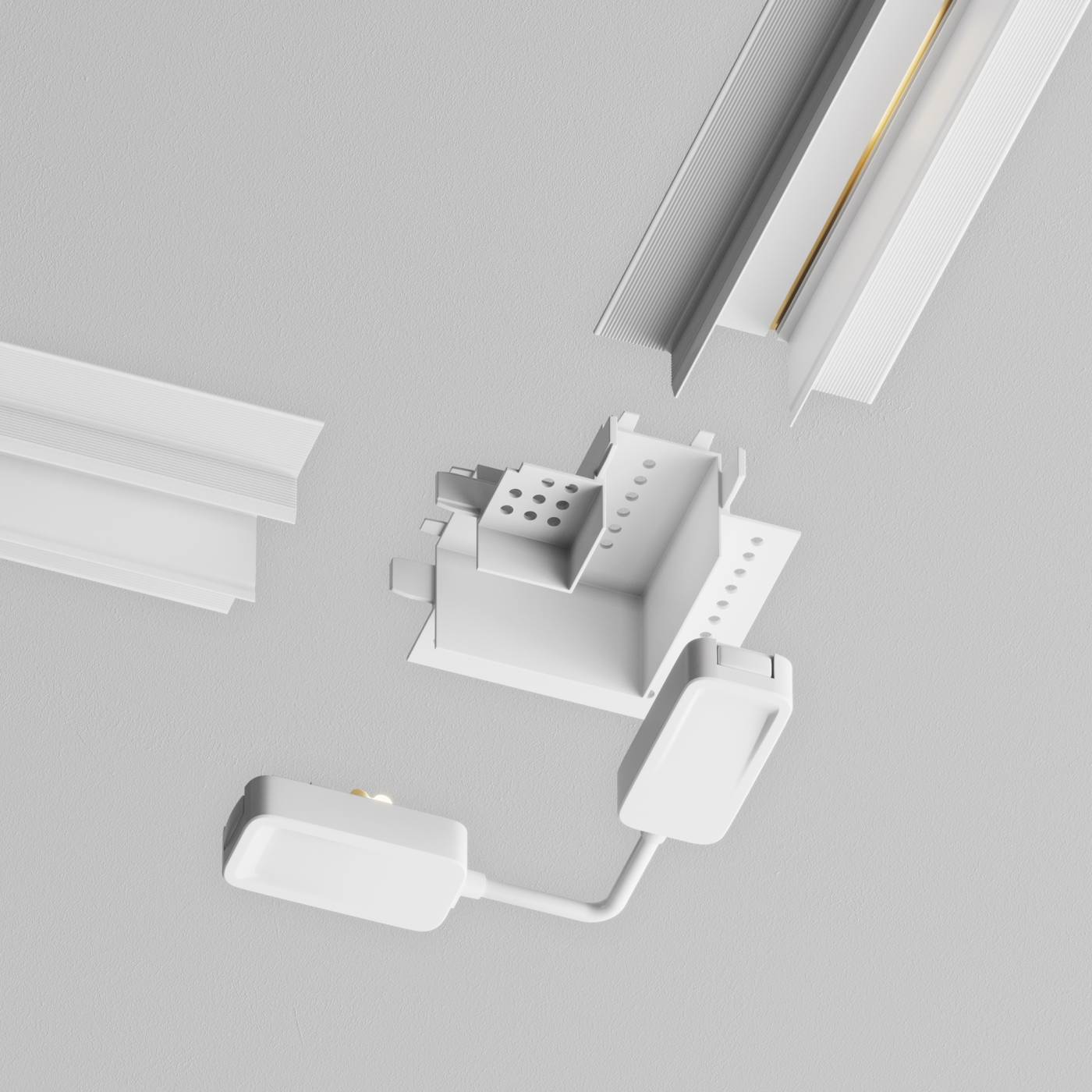 Коннектор для шинопровода Maytoni Radity TRA084CPC-W-12