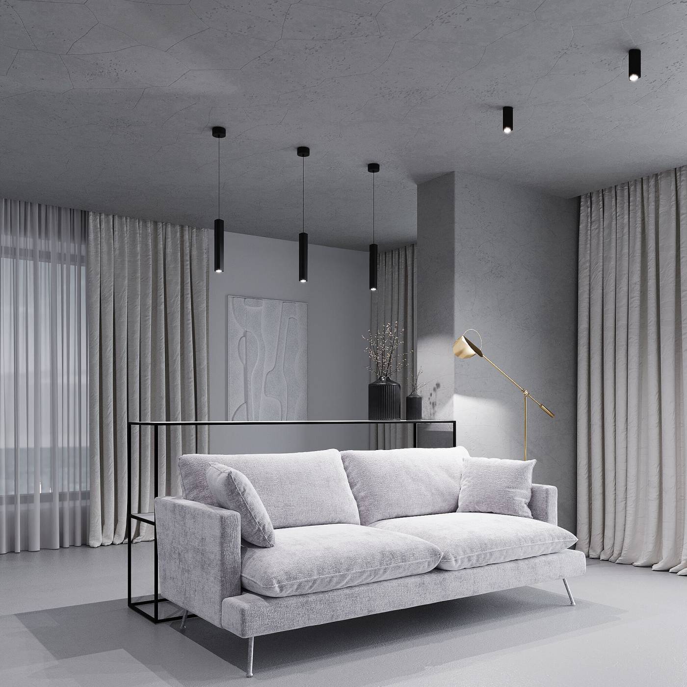 Накладной светильник Elektrostandard Trio 25110/LED 8W 4000K черный