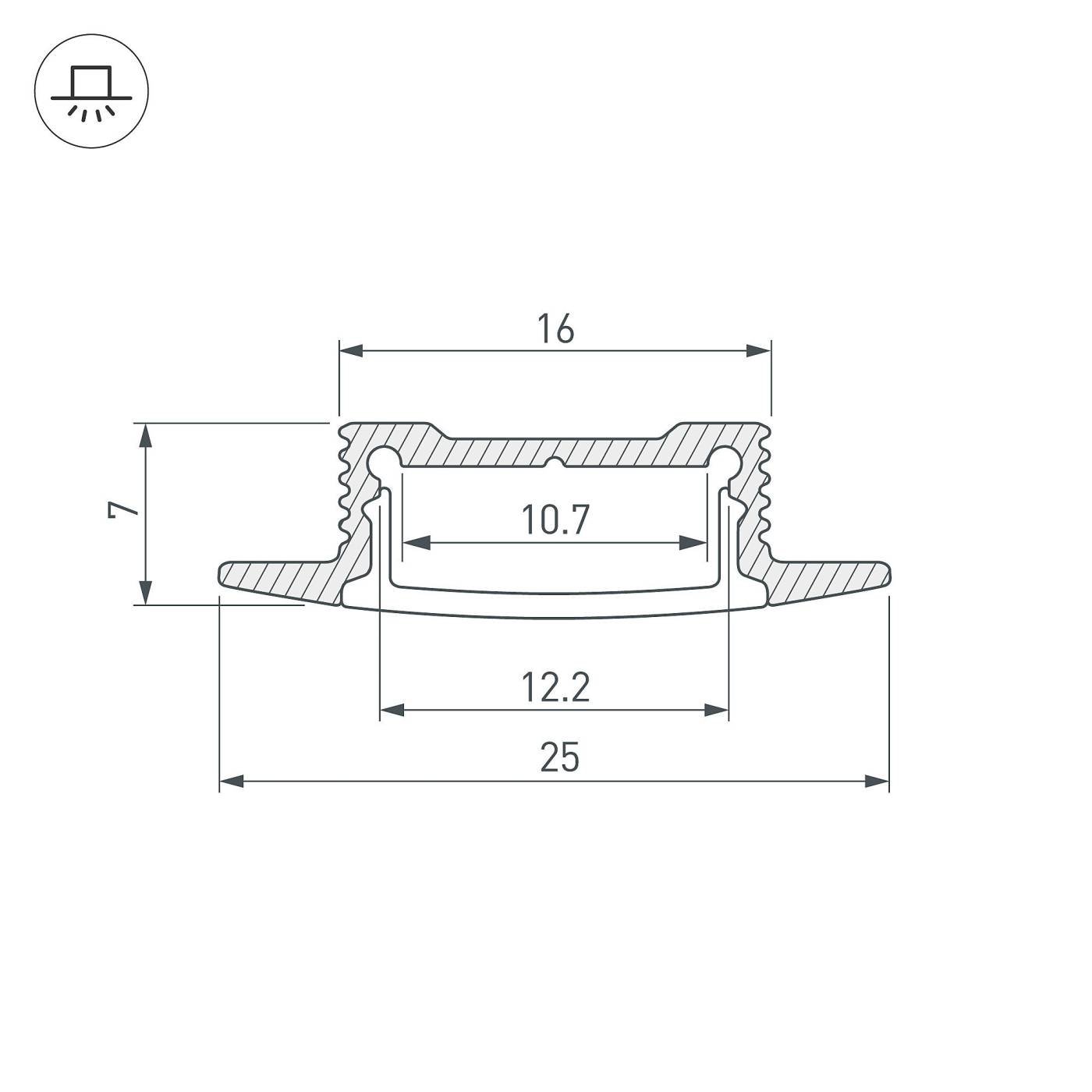 Профиль Arlight Sl-Slim 023717