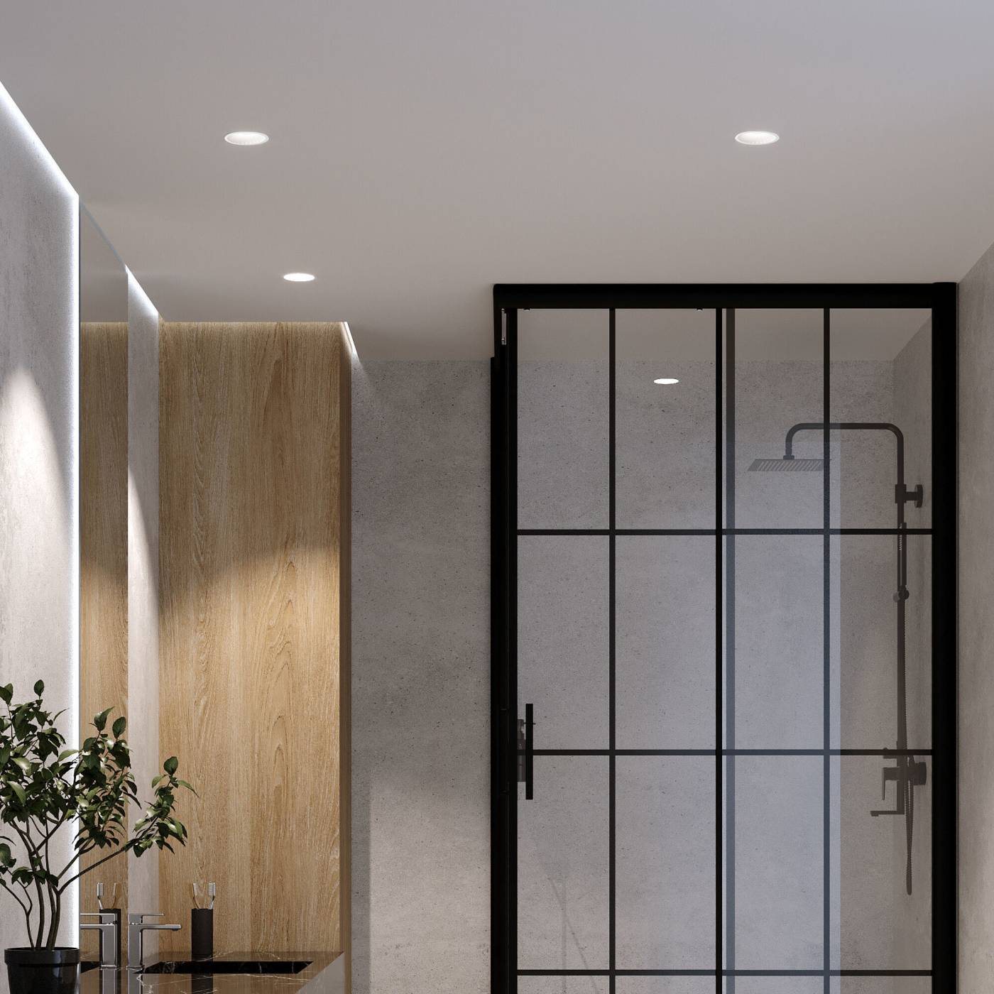 15274/LED 12W 4000K белый IP44 Встраиваемый светильник Elektrostandard Arco 15274/LED 12W 4000K белый IP44