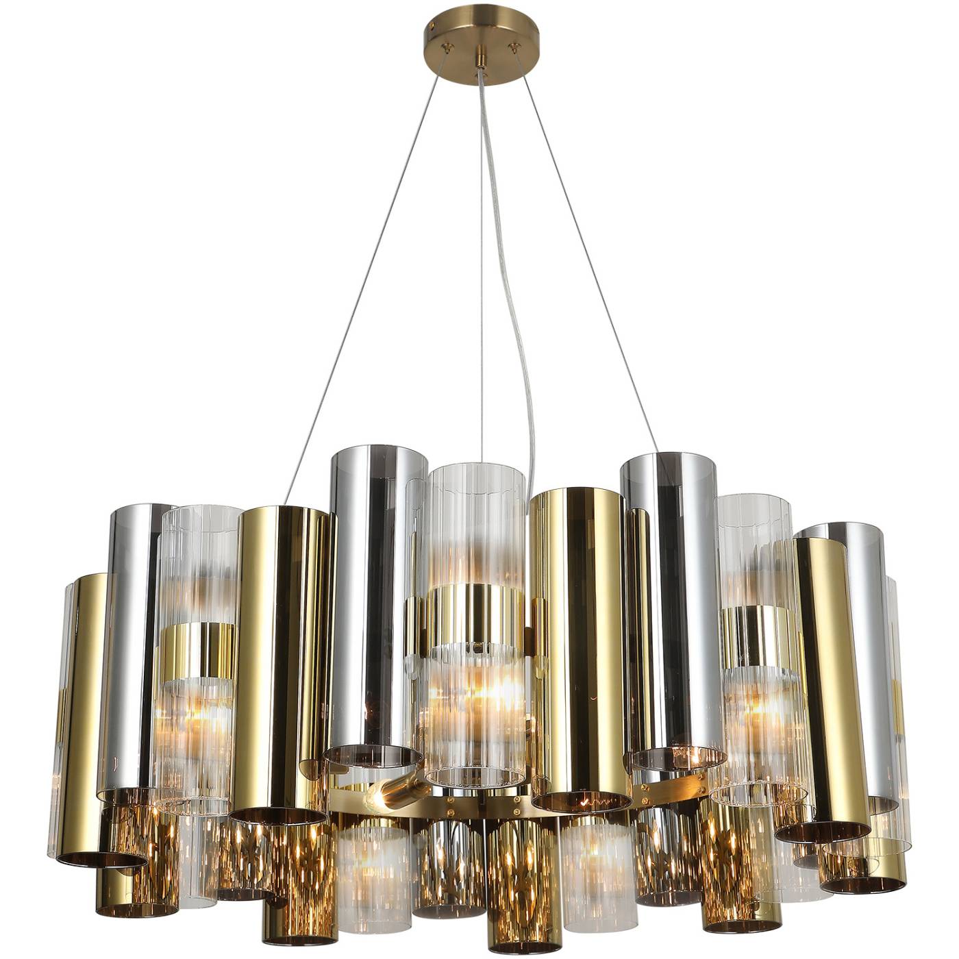IL0525-6P-79 BRASS Подвесная люстра ILLUMICO IL0525-6P-79 BRASS