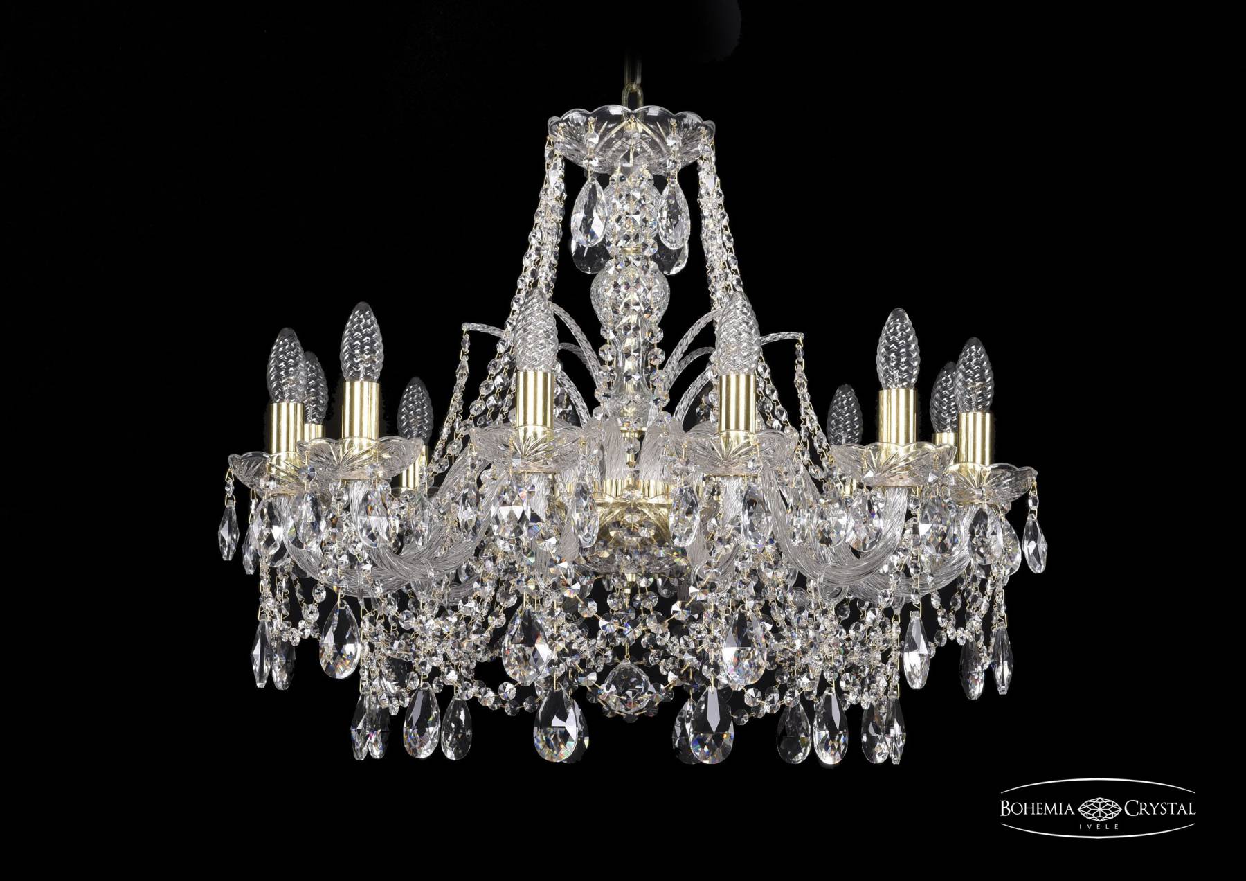 1411/12/240 G Подвесная хрустальная люстра 1411 Bohemia 1411/12/240 G