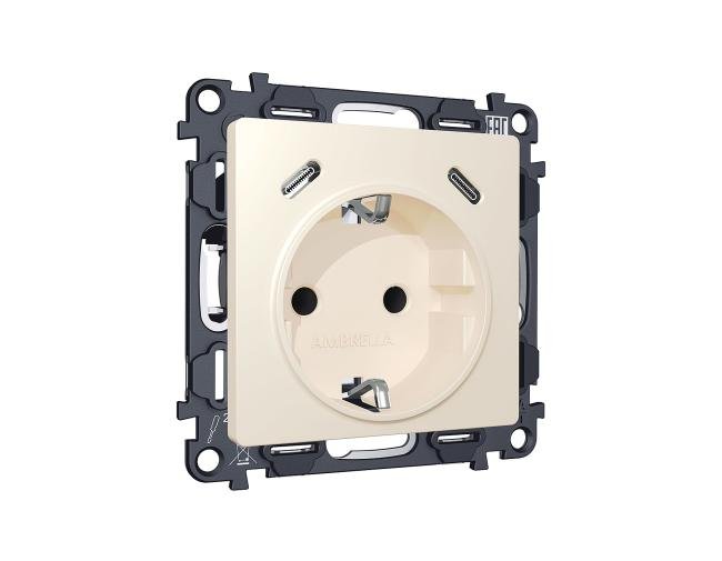 Розетка Ambrella Volt ALFA MA330510