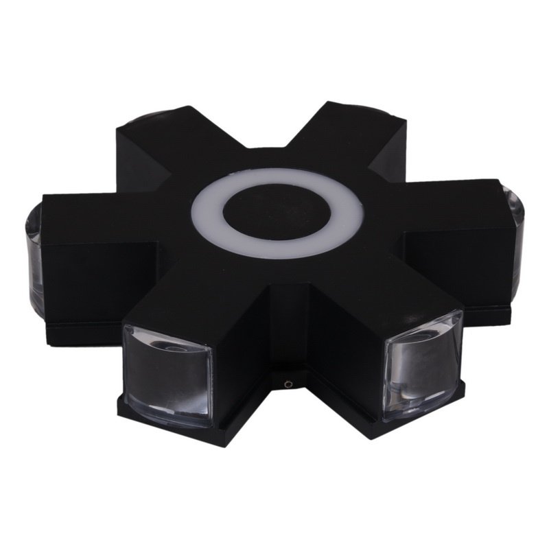 Настенный светильник Reluce 08231-9.2-007U LED4W+6*3W RGB BK