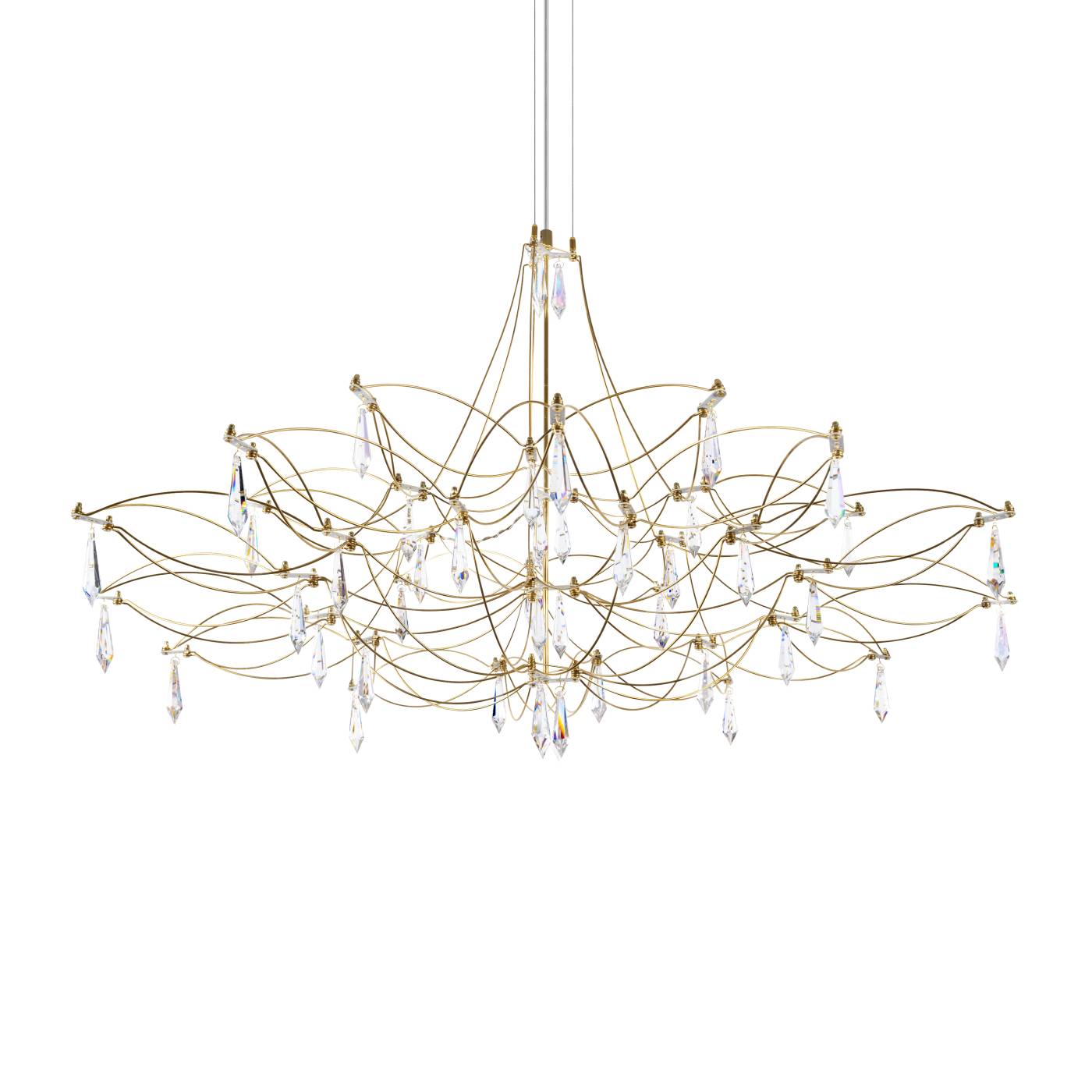 10590/1000 Gold Asfour Подвесная люстра Mira Loft It 10590/1000 Gold Asfour