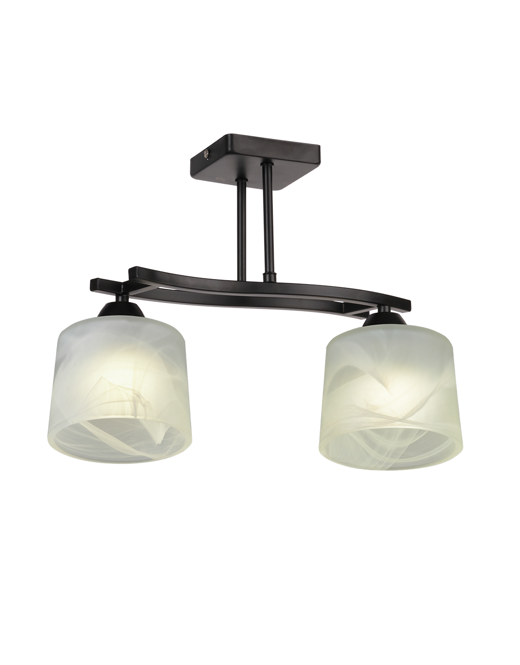 Потолочная люстра Мелодия Света Cylinder SS5274-2 BK 000061920