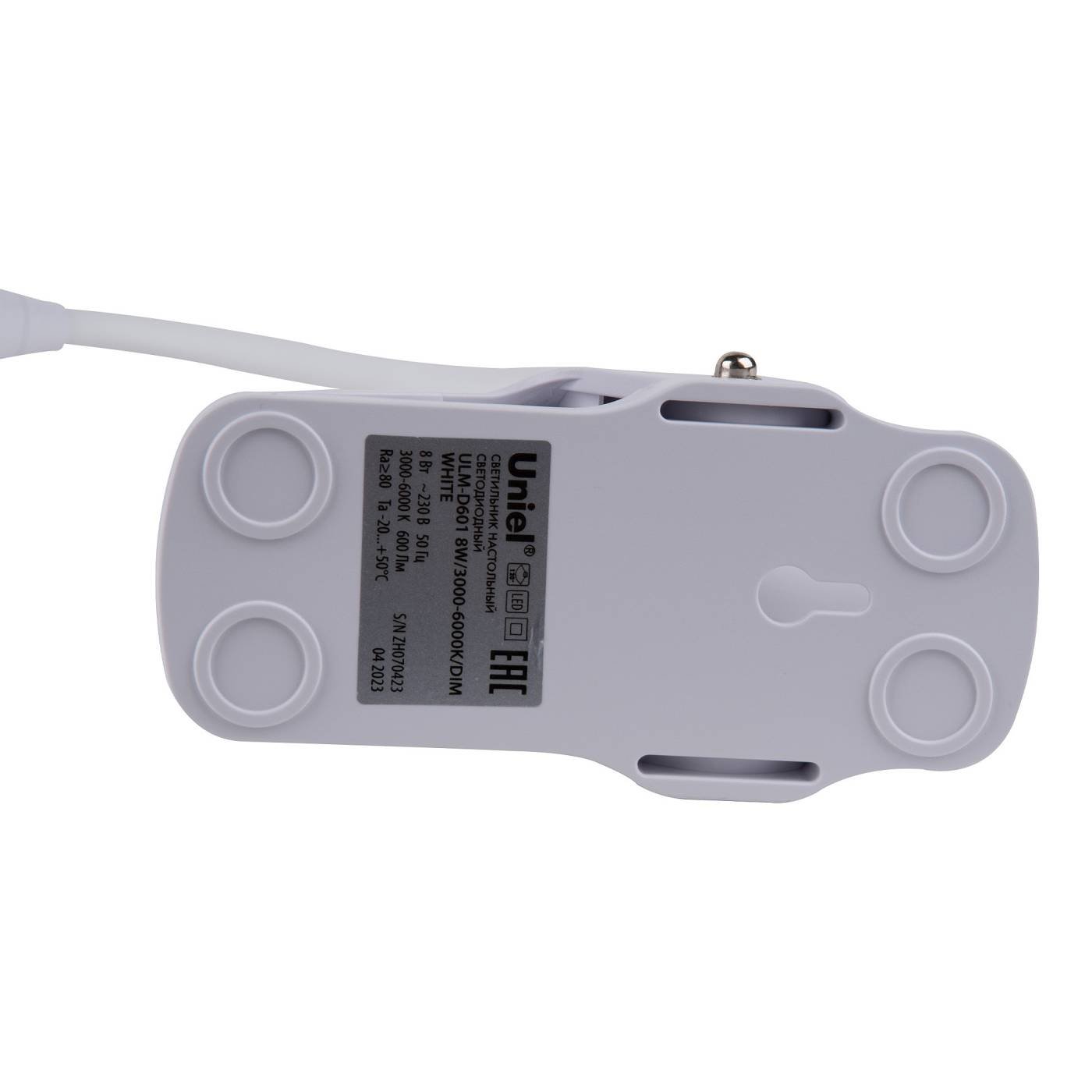 ULM-D601 8W/3000-6000K/DIM WHITE Настольная лампа Uniel Ulm ULM-D601 8W/3000-6000K/DIM WHITE