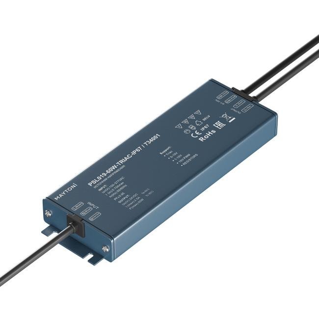 Источник напряжения Triac 24В 60Вт IP 67 Maytoni Источники напряжения Triac 734001