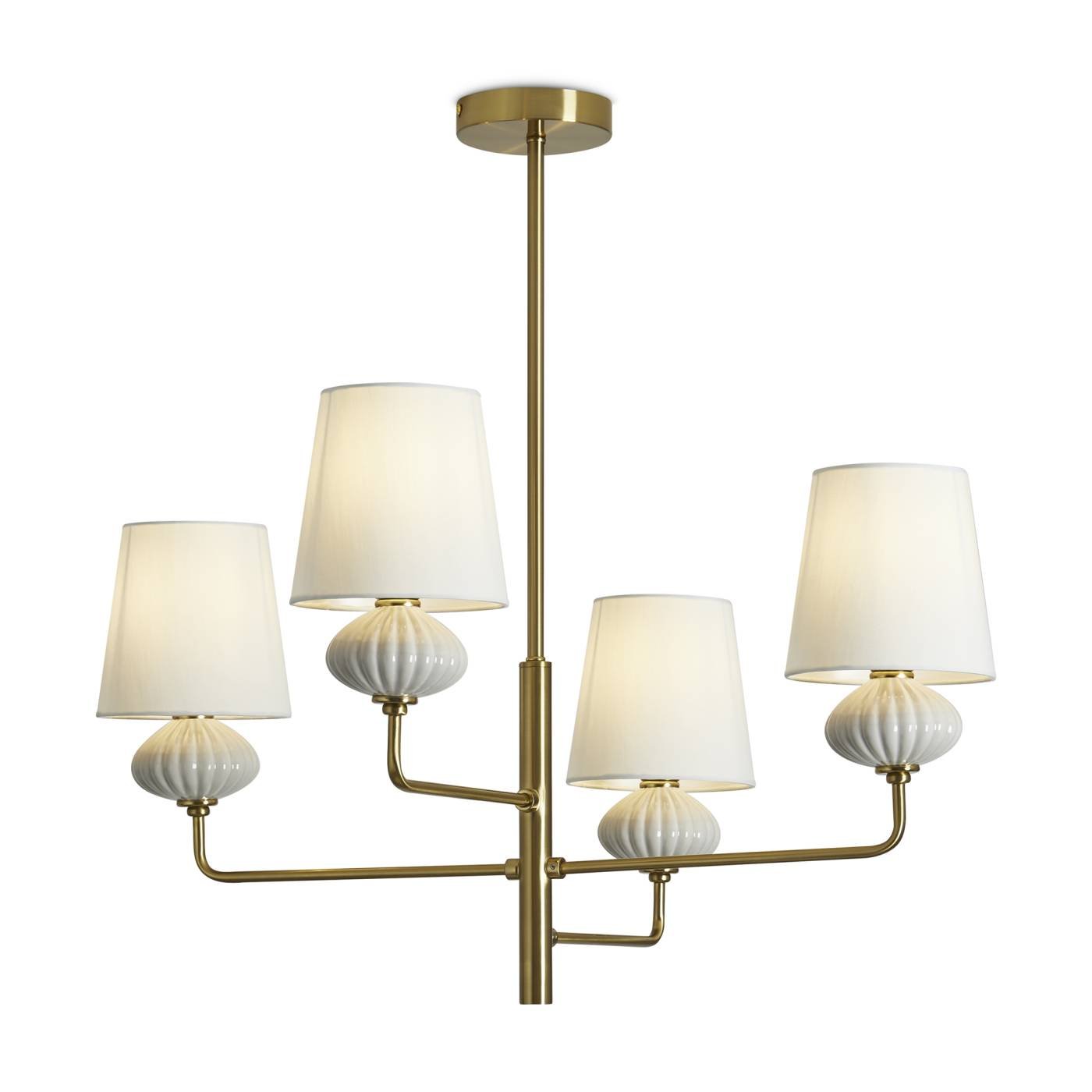 FR2029PL-04BS Люстра на штанге Freya Ceramics FR2029PL-04BS