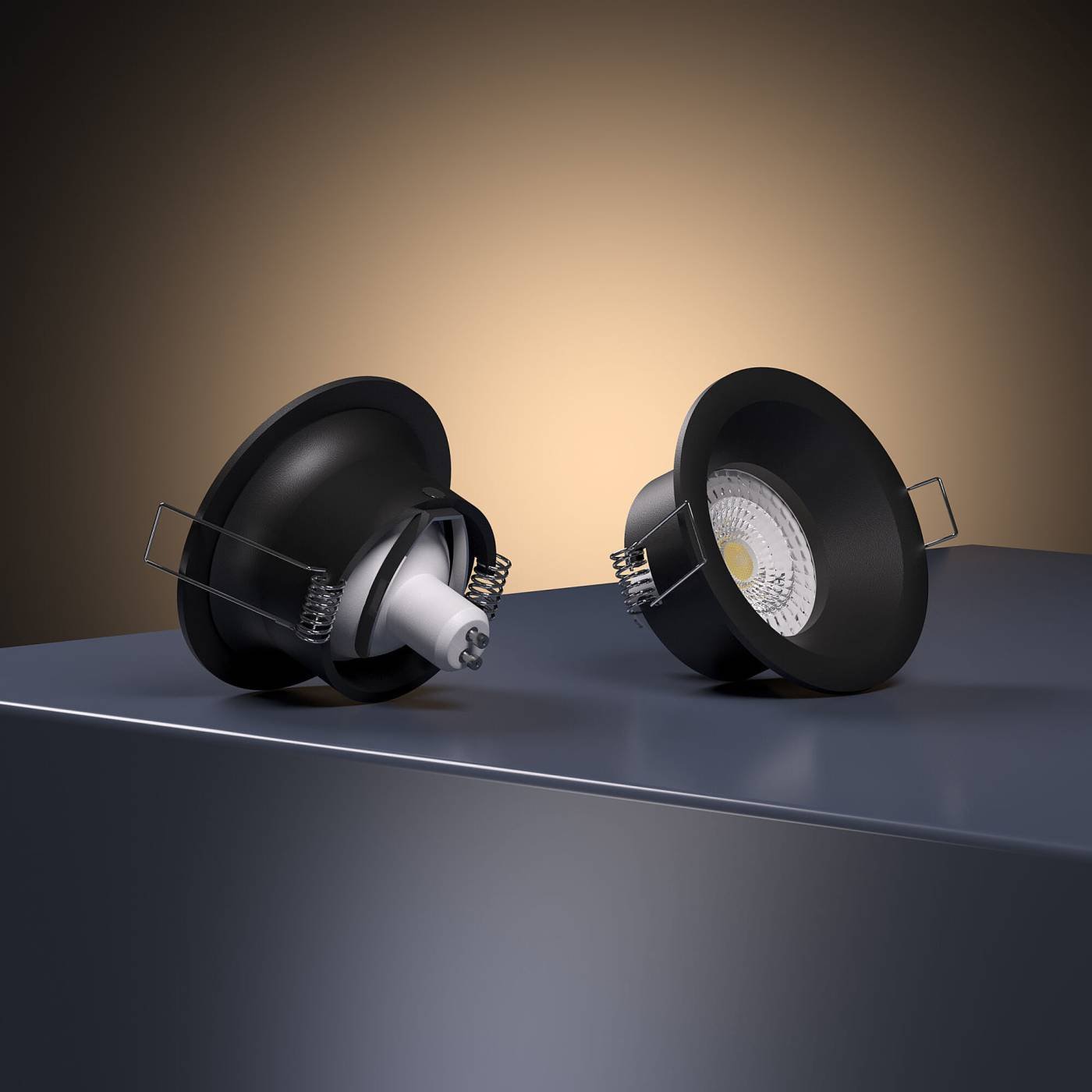 Уличный встраиваемый Elektrostandard Andi 25061/01 GU10 черный IP44