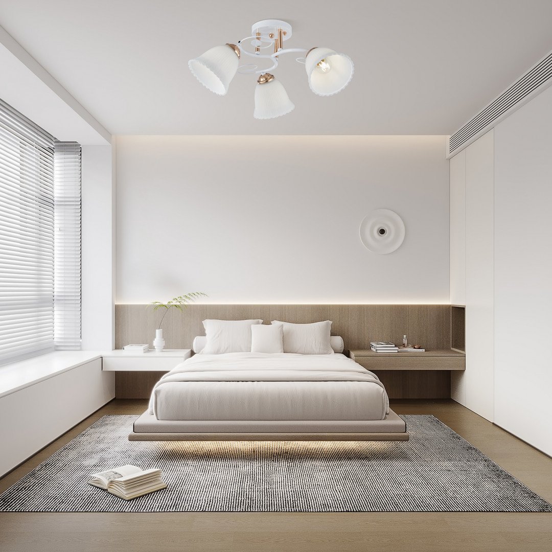 Потолочная люстра Arte Milano AMALFI 325395/3A WH+FG