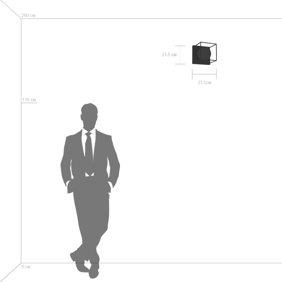 732617 Настенное бра Lightstar Gabbia 732617