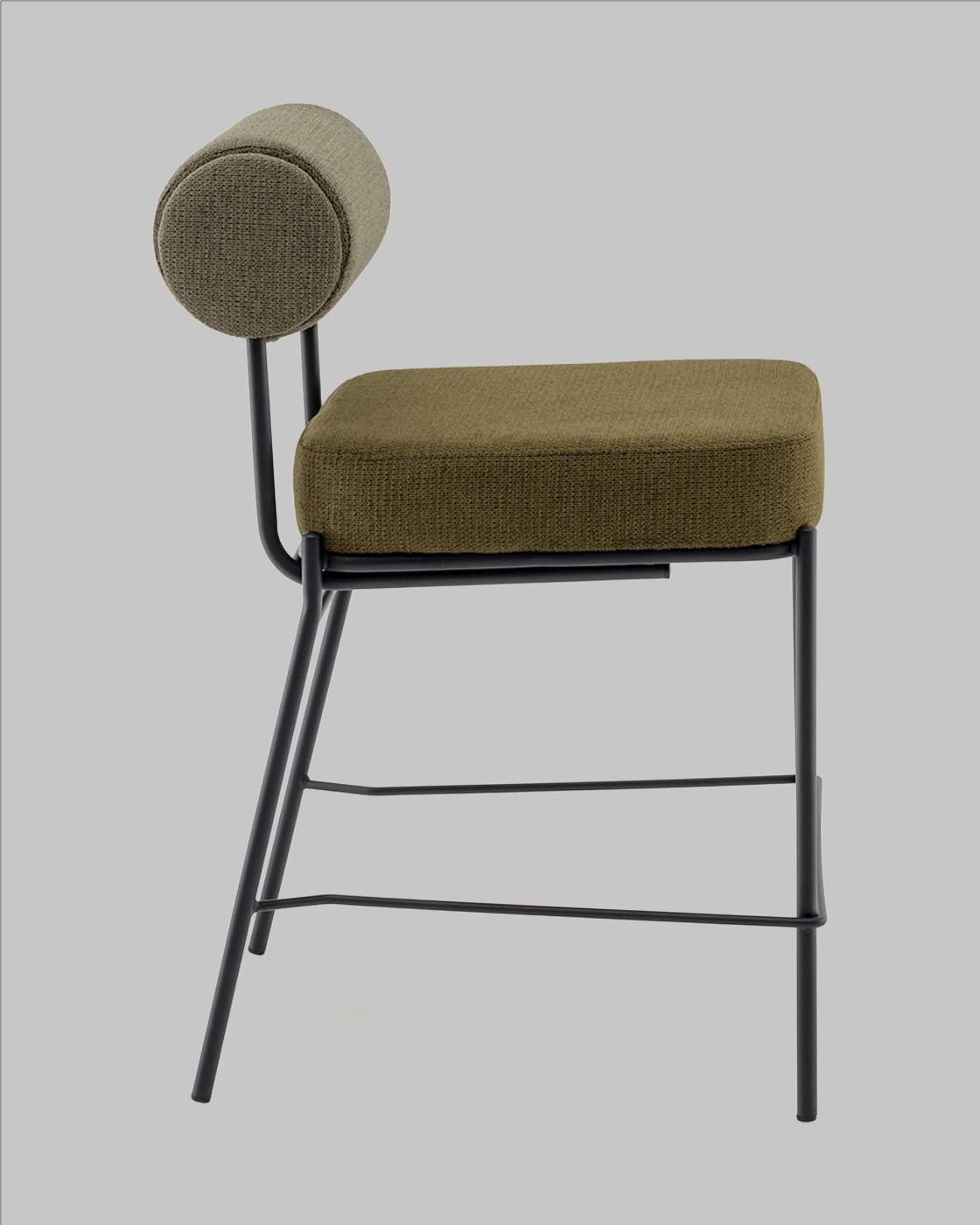 Totoro Barstool OTE-SH 355+353 bl.l Полубарный стул Stool Group Ponpoun Totoro Barstool OTE-SH 355+353 bl.l