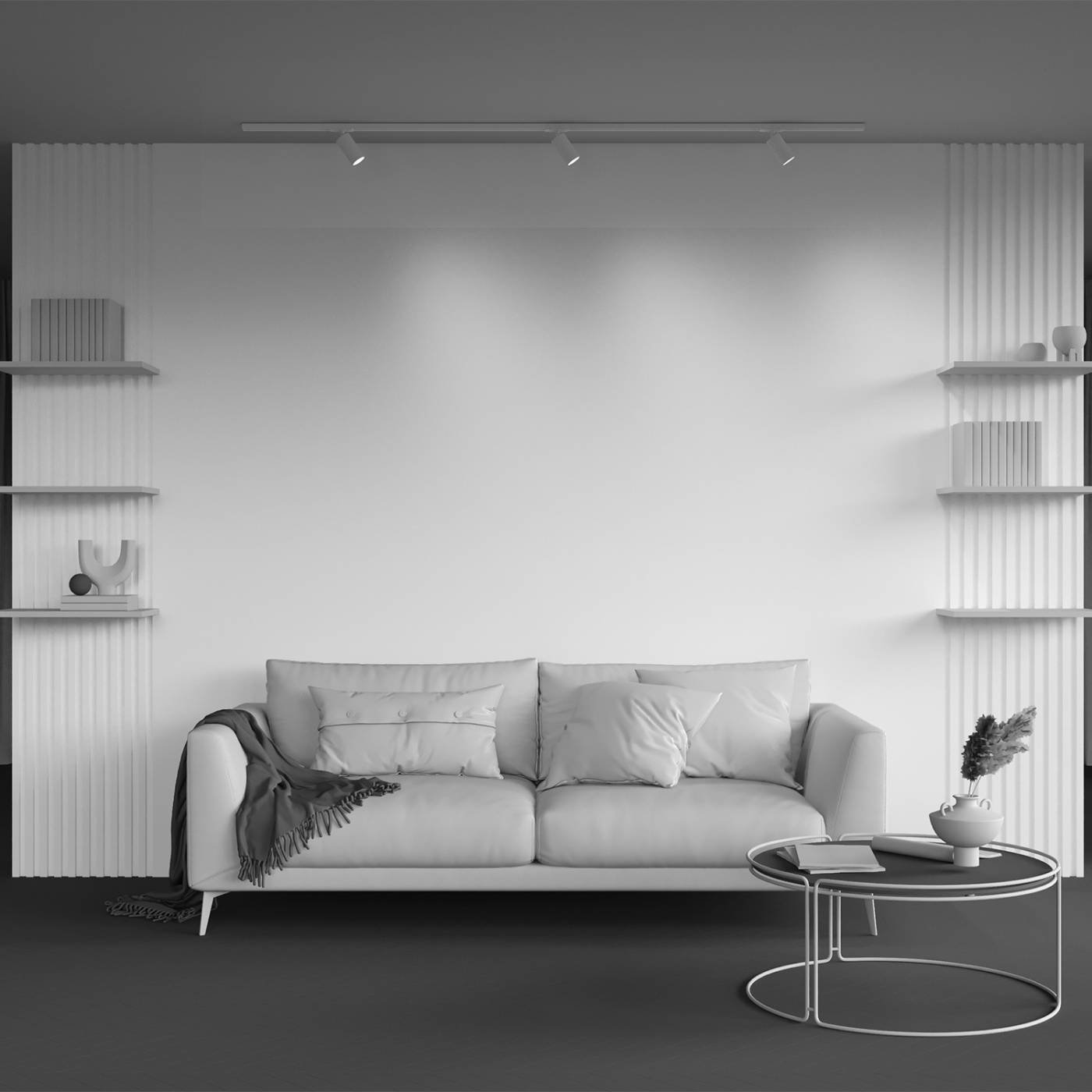 Трековый светильник Maytoni Calipso TR218-1-GU10-W