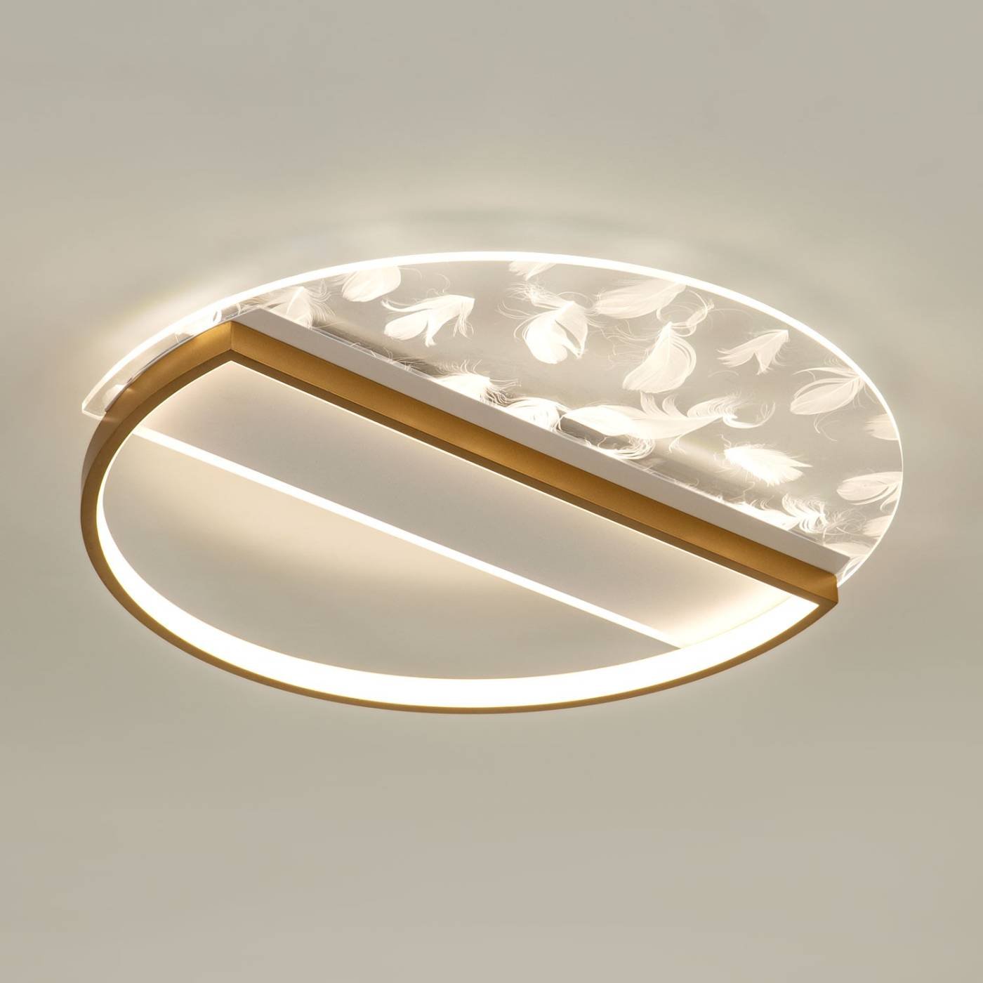 L1043-500 GD Потолочная люстра L LED4U L1043-500 GD
