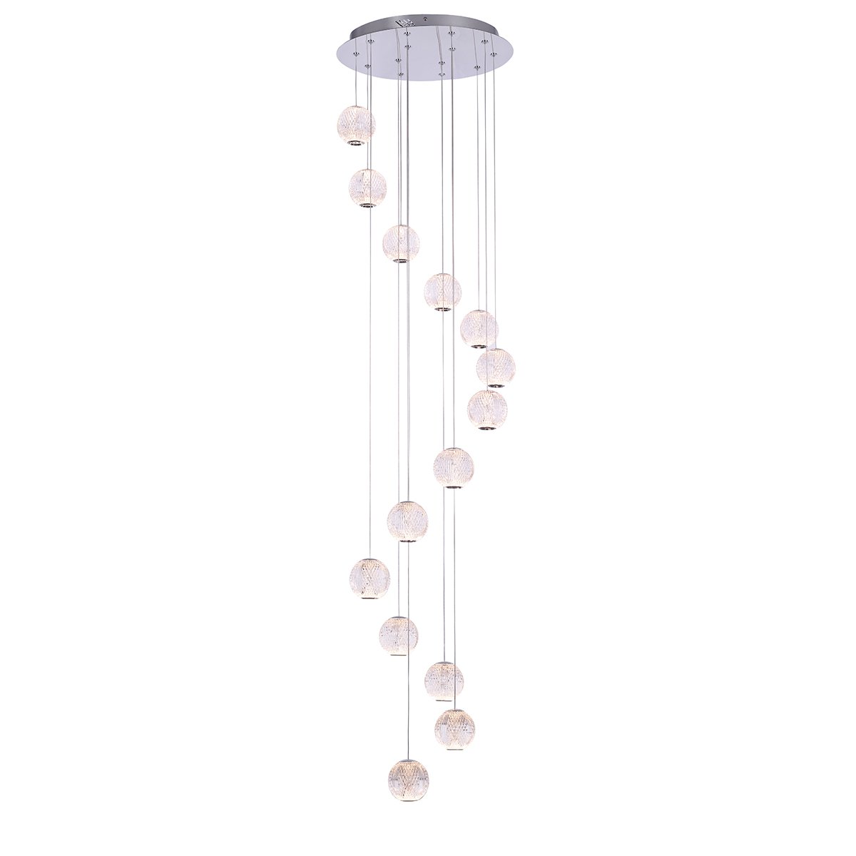 MD20001012-14A chrome Люстра каскадная Delight Collection Elliot Diamante MD20001012-14A chrome