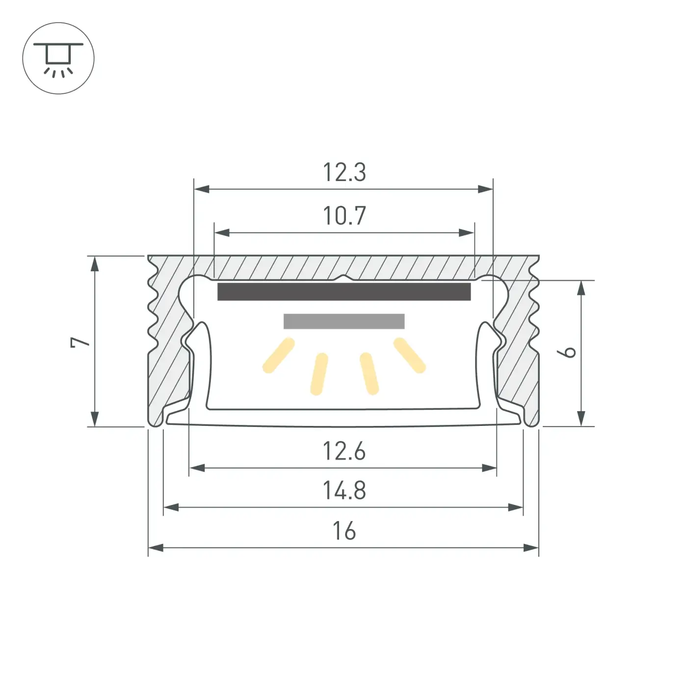 Профиль SL-SLIM Arlight 064819
