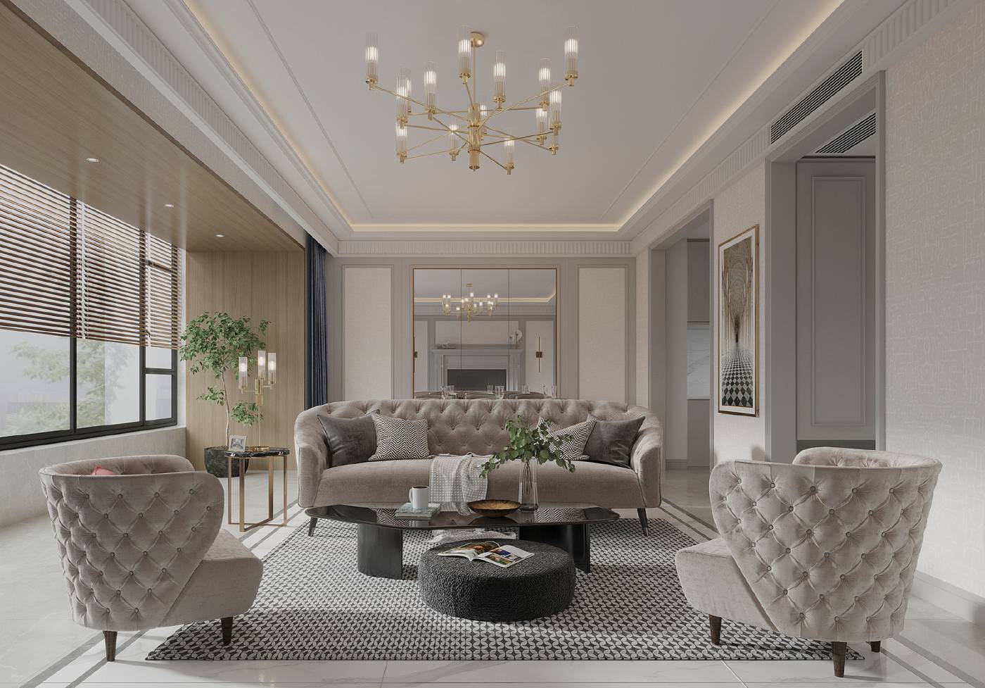 SET-ZW-6(Z) Люстра на штанге Kutek Seti SET-ZW-6(Z)