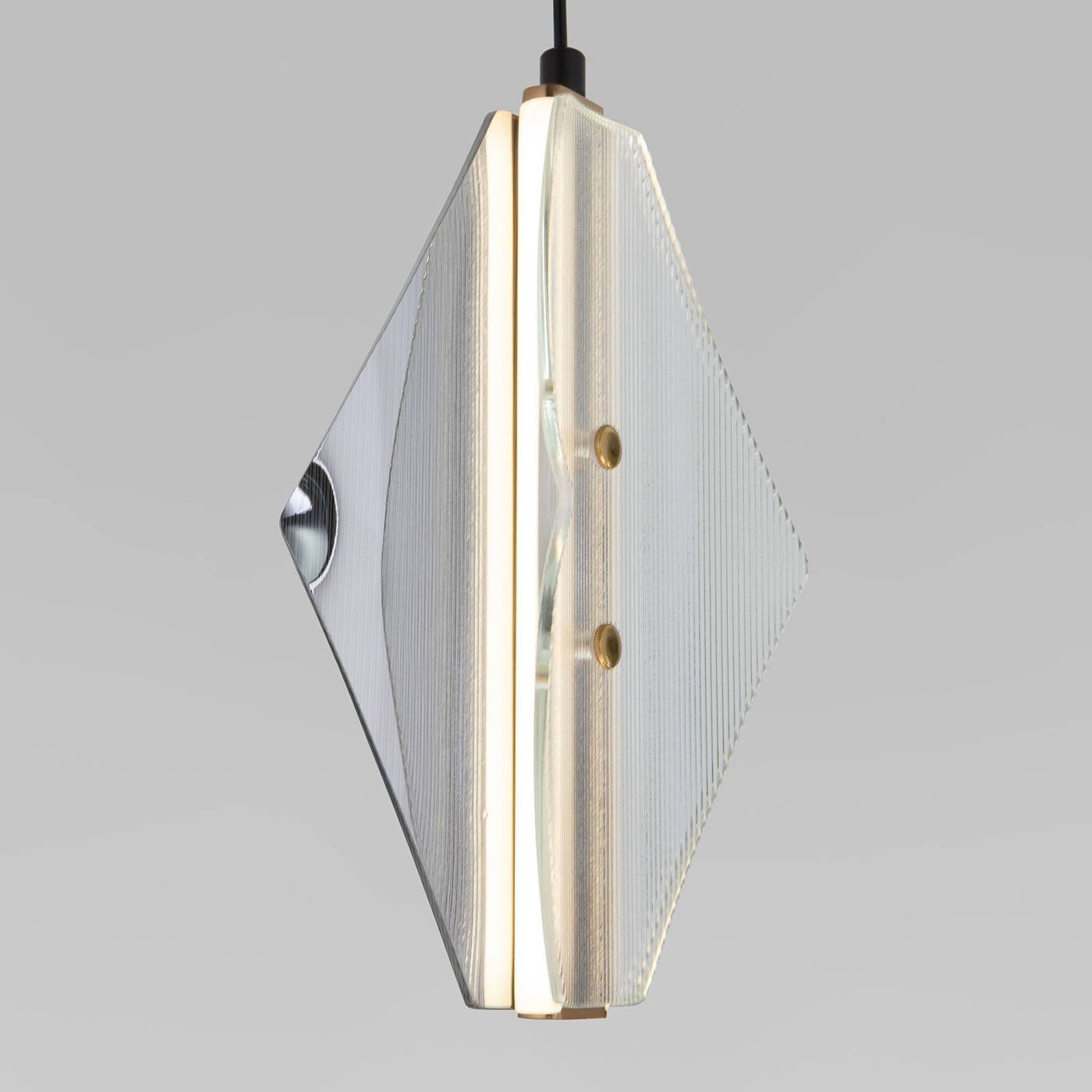 Светильник подвесной Eurosvet Glare 304054 LED латунь