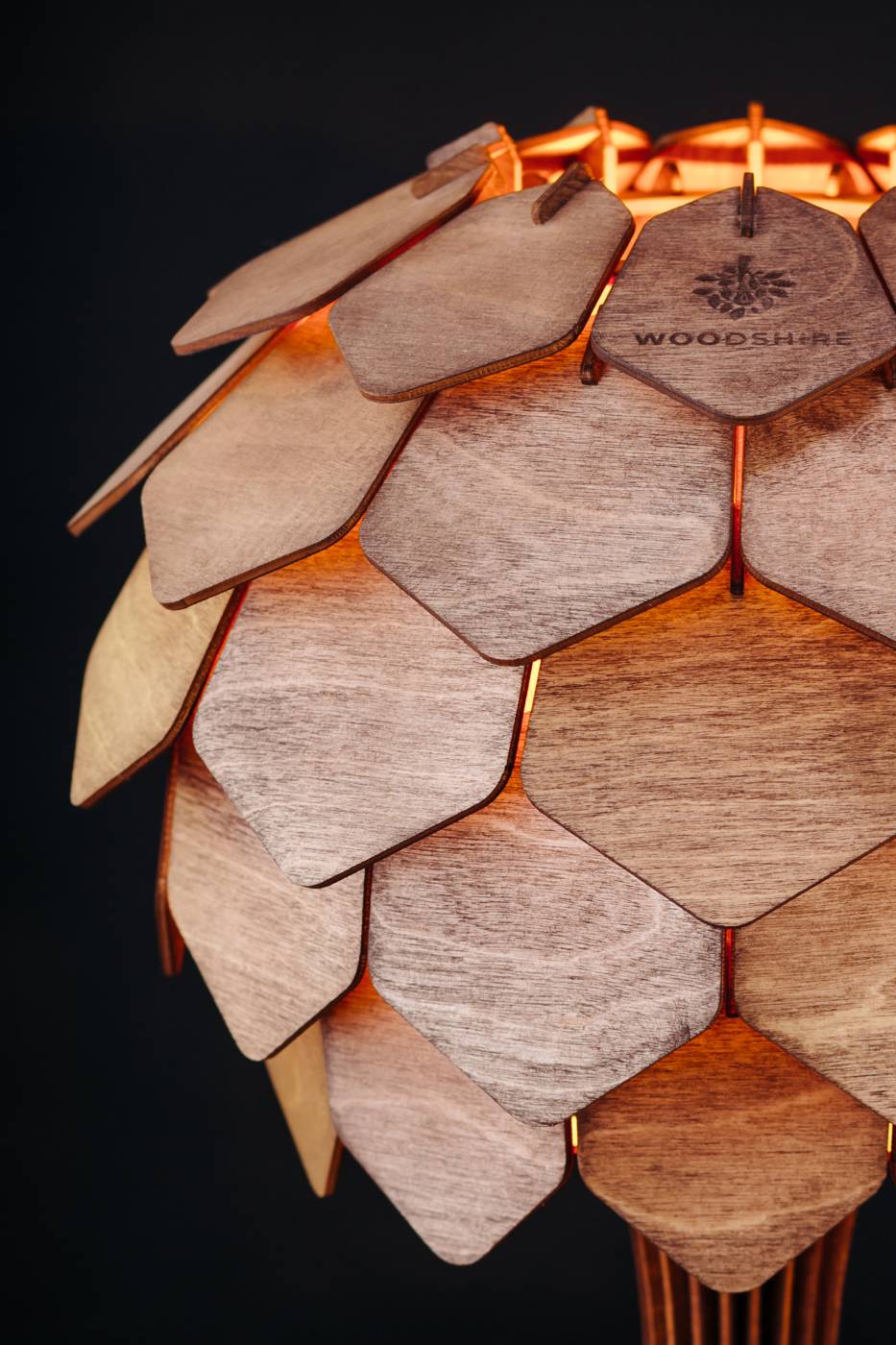 Настольная лампа Woodshire Астеко 1340pl/1