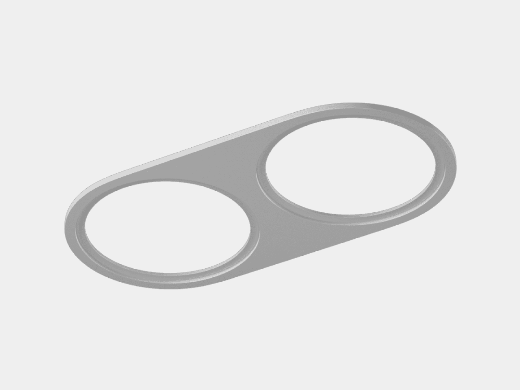 00-00004149 Рамка двойная для серии COMBO 1 круглая, SWG PRO 00-00004149