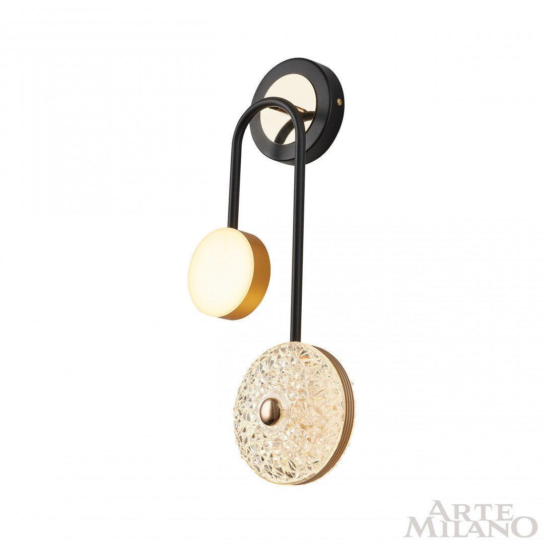 279169/2B BK/GD Настенное бра Arte Milano Ferrara72069 279169/2B BK/GD