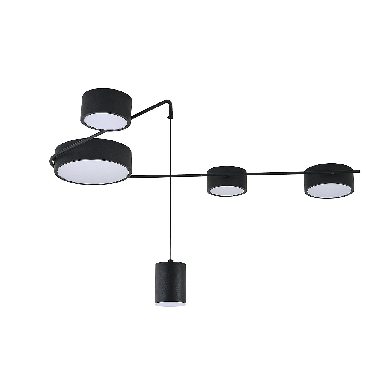 V000161L Светильник подвесной Indigo Modulo V000161L 14028/5С Black