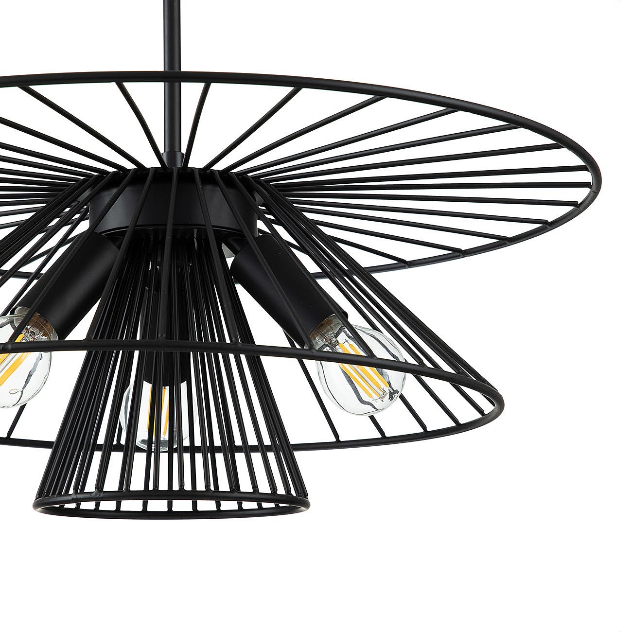 V000287 Светильник подвесной Indigo Strato 10016/3P Black V000287