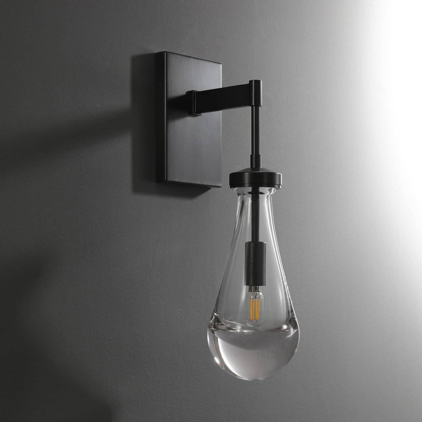 MT9093-1W black brushed gold Настенное бра Delight Collection Raindrop MT9093-1W black brushed gold