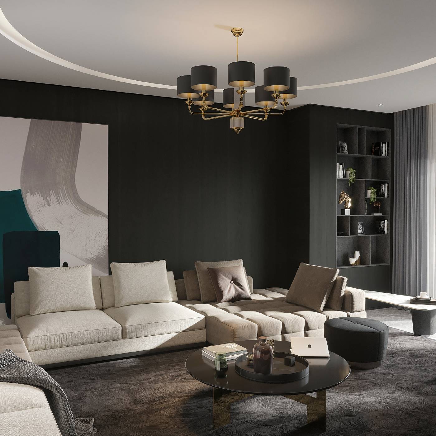 Люстра на штанге Kutek Verde VER-ZW-8(N)