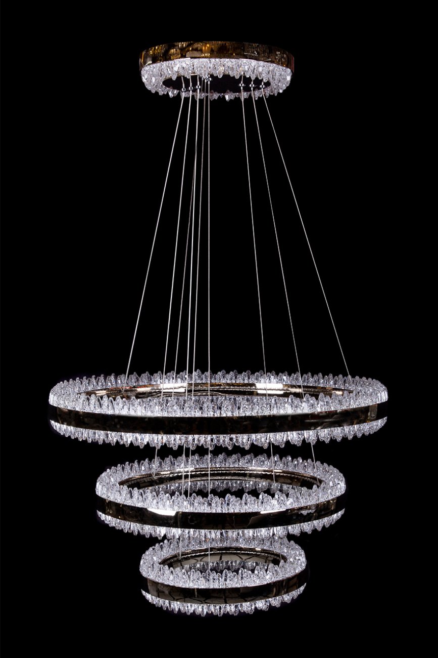 LE7720/800-3K Black Chrome Подвесная люстра LEON Michel LE7720/800-3K Black Chrome