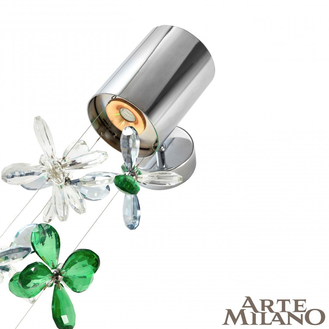 Настенное бра Arte Milano 1952B.D90.H600.LED Ni