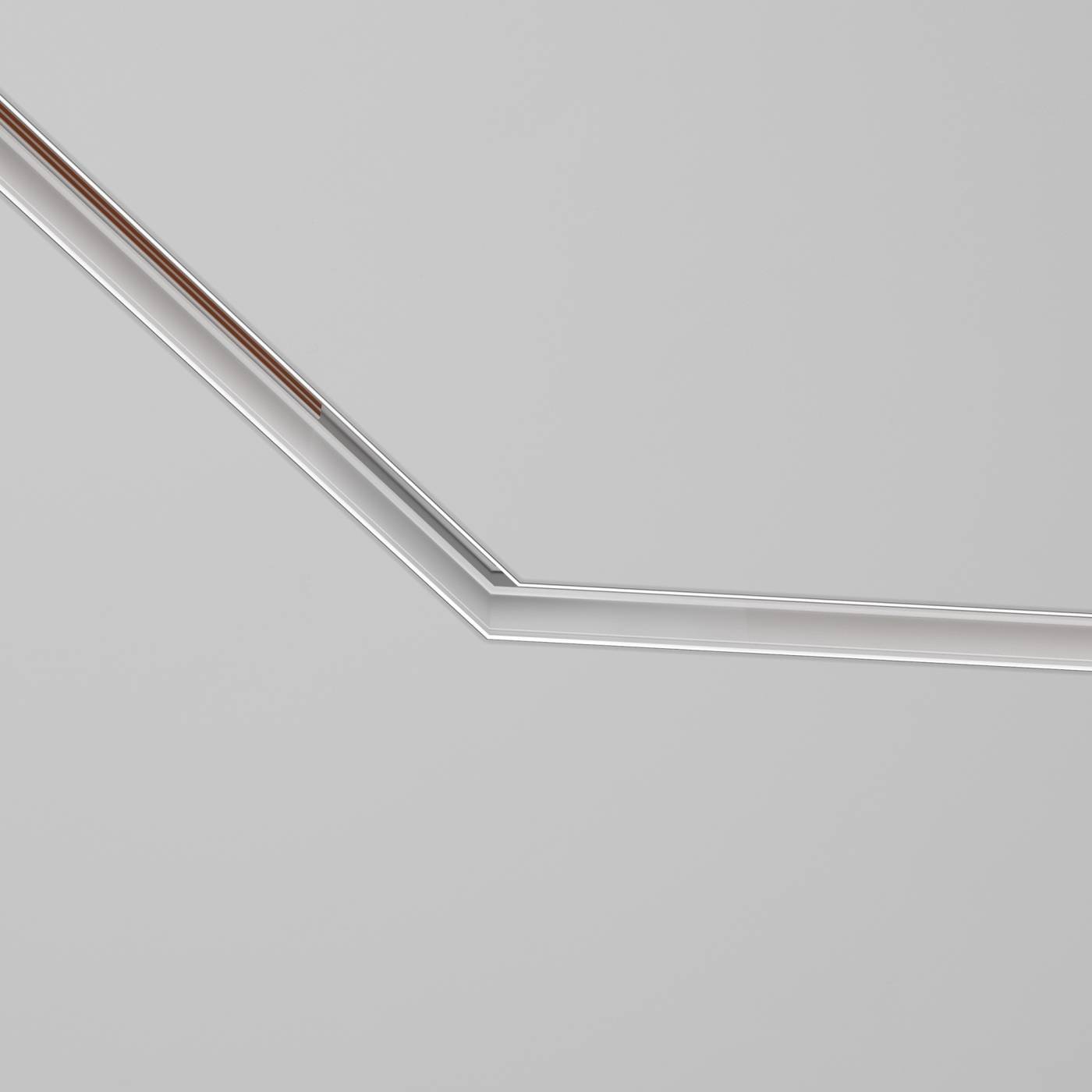 TRA034CLO-42W Угол-соединитель 135градусов Exility встраиваемый белый Maytoni Accessories For Tracks Exility TRA034CLO-42W