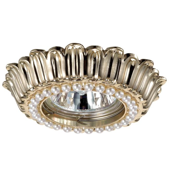 370139 Встраиваемый светильник с узорами Pearl 370139 Novotech