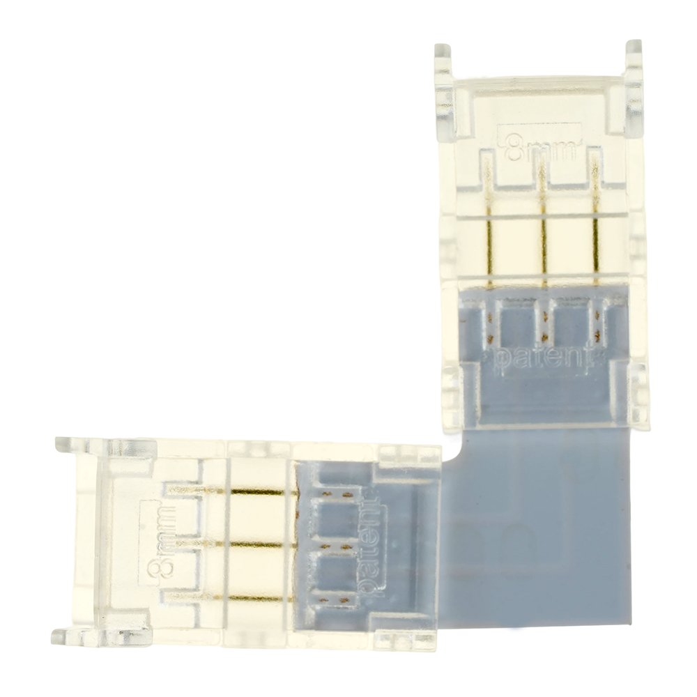 52003 Соединитель угловой 10мм для ленты CCT SMD ленты шириной 8 мм, Feron 52003