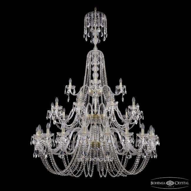 1402/20+10+5/530/XL-206/3d G Подвесная хрустальная люстра 1402 Bohemia 1402/20+10+5/530/XL-206/3d G