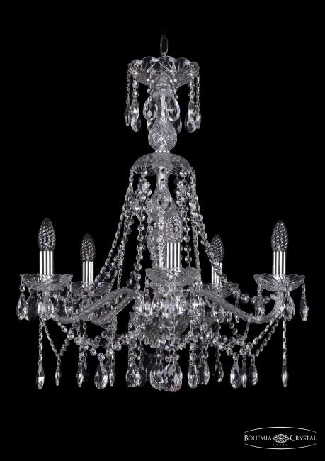 Подвесная хрустальная люстра 1413 Bohemia 1413/5/200/XL-66 Ni