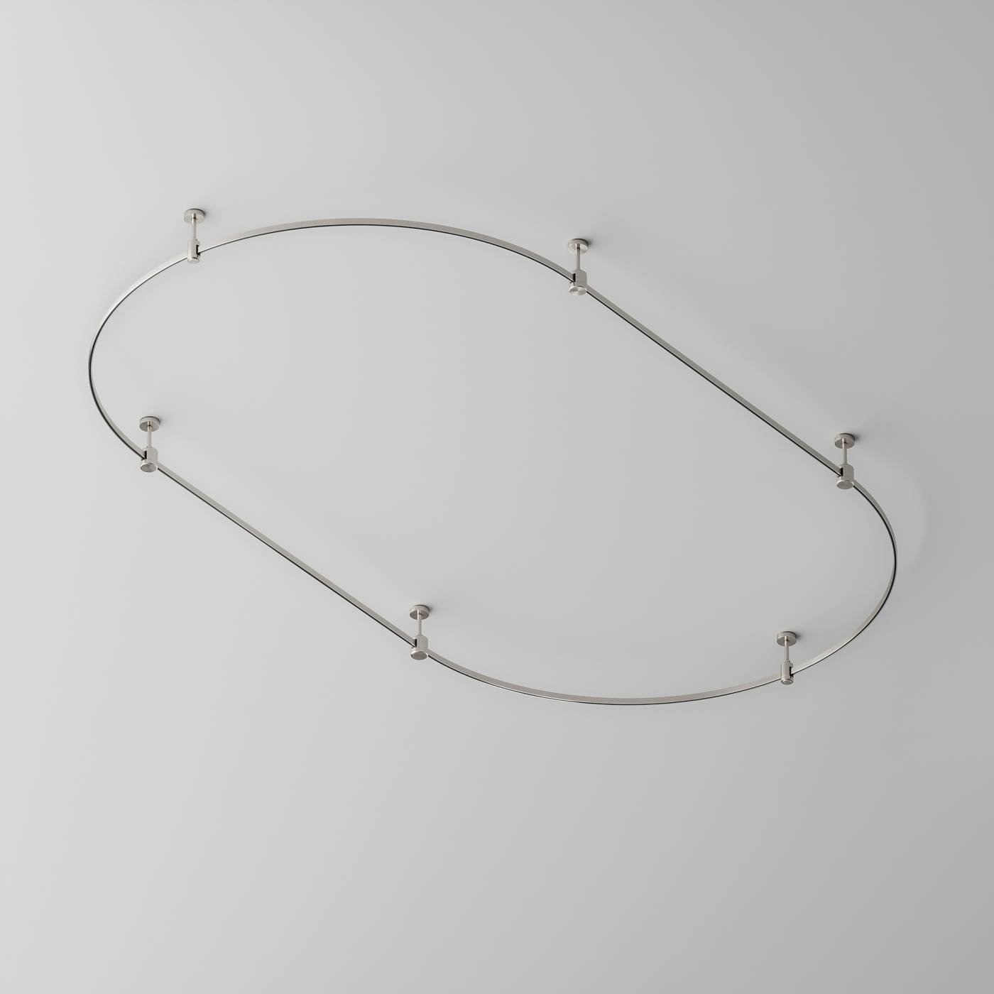 TRX154-2SR-D1200-PT Шинопровод круглый из полукругов 1200мм Maytoni Busbar trunkings Flarity TRX154-2SR-D1200-PT