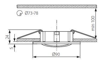 19500 Встраиваемый светильник Kanlux Simi 19500
