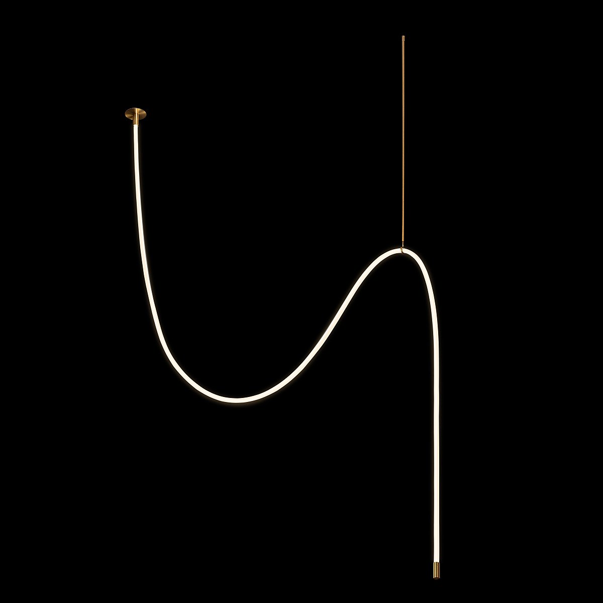 Светильник потолочный Loft It Thread 10388C Brass