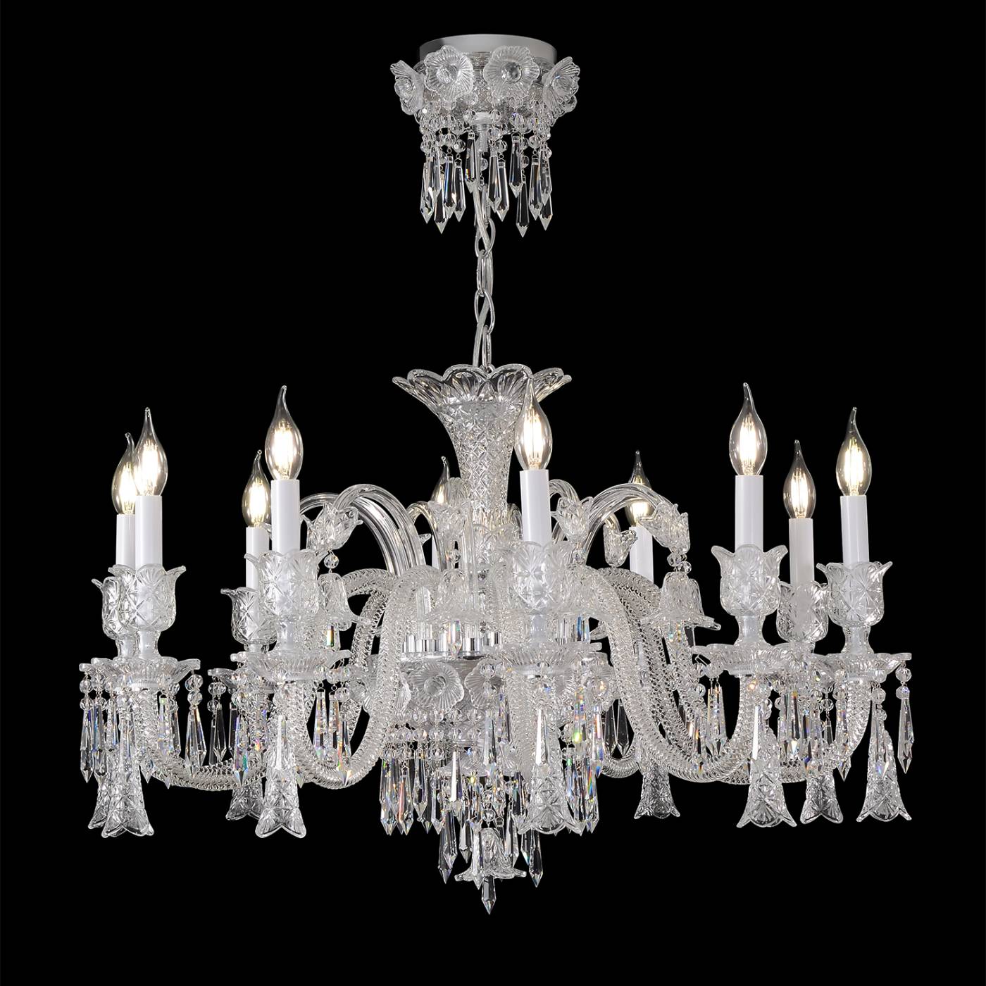 VERSAILLES SP10 CHROME Подвесная люстра VERSAILLES Crystal Lux VERSAILLES SP10 CHROME