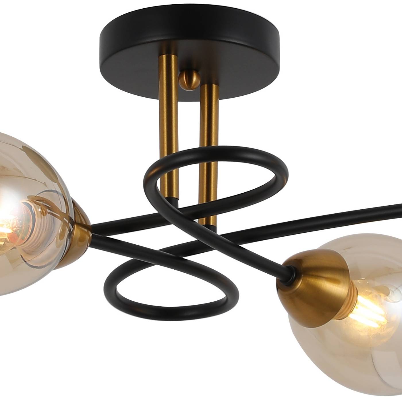 Потолочная люстра ILLUMICO IL8263-4COU-79 BK GD Celeste