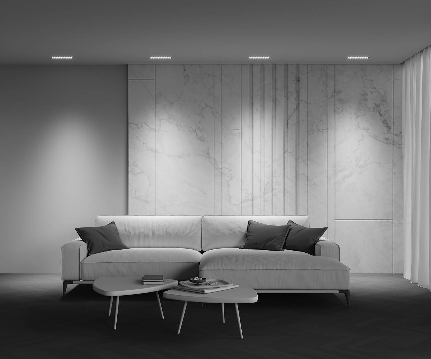 DL065-20W3-6K-B Встраиваемый светильник Maytoni Points DL065-20W3-6K-B