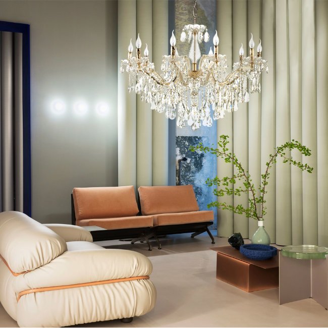 LH0026/10H-FGD Подвесная люстра Lumien Hall Lavena LH0026/10H-FGD